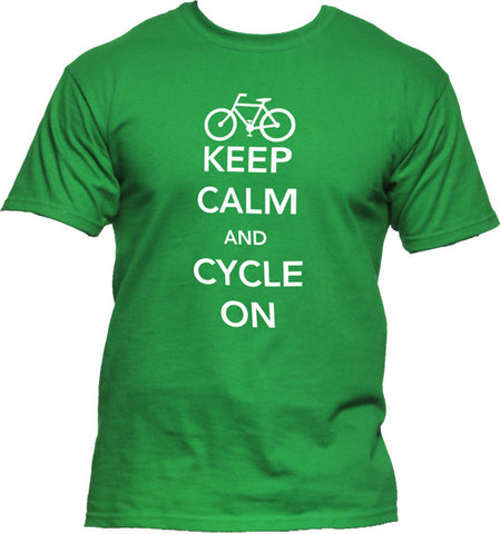 Keep Calm and Cycle on T-Shirt